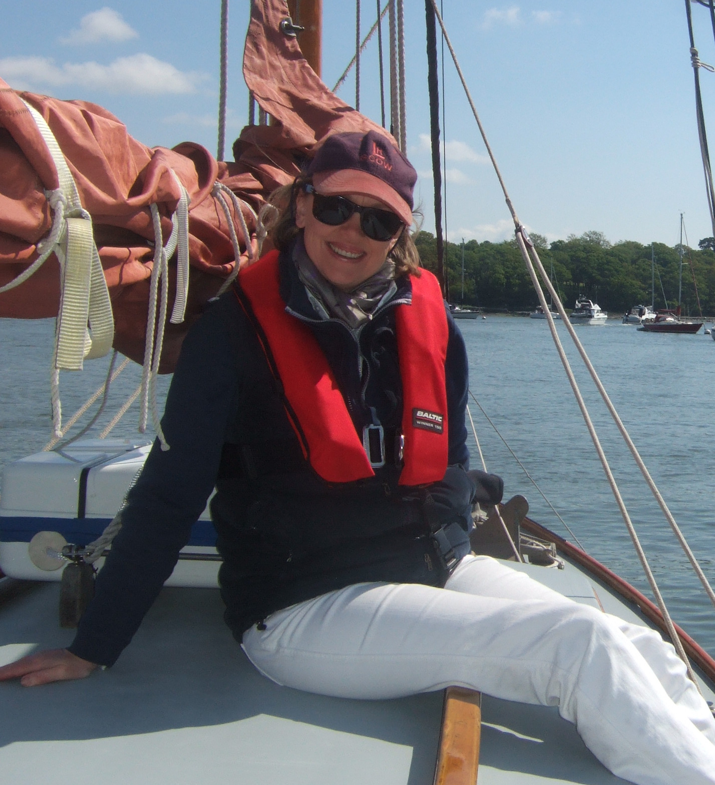 Sophie Neville sailing the 'Nancy Blackett', May 2013