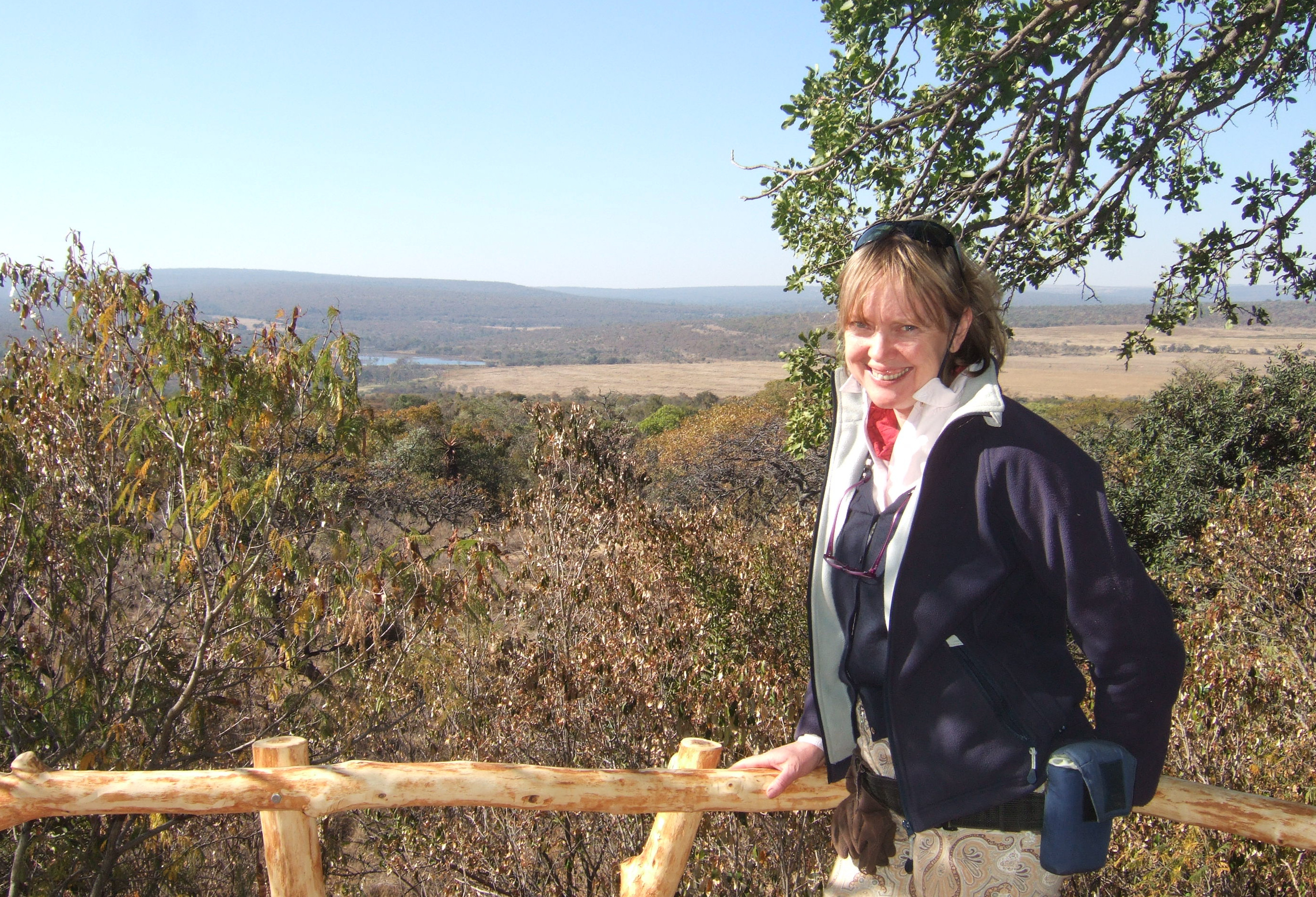 Sophie Neville at Camp Davidson in the Waterberg 2012