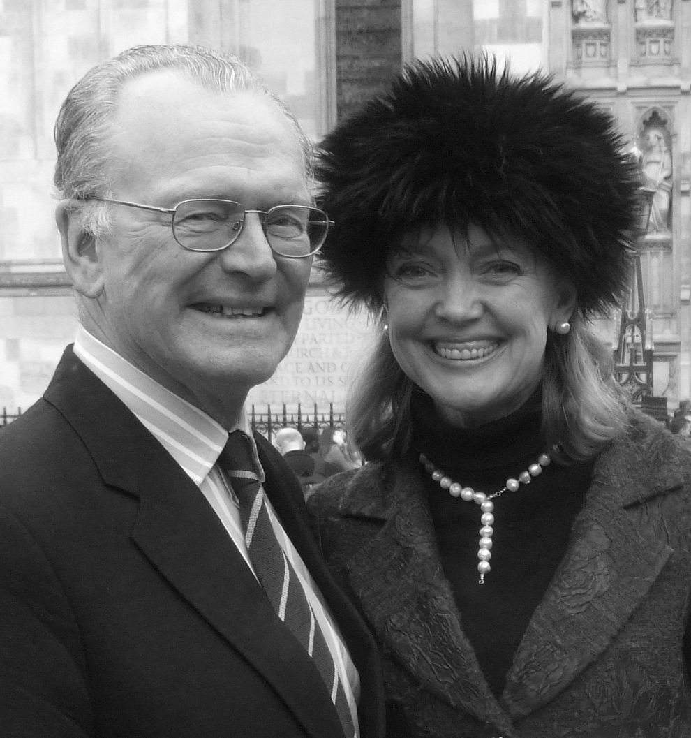 Sophie Neville with her husband Simon