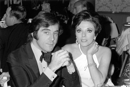 Anthony Newley with wife Joan Collins at Ambassador Hotel, c. 1964