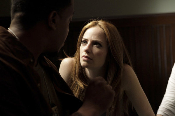 Still of Russell Hornsby and Jaime Ray Newman in Grimm (2011)