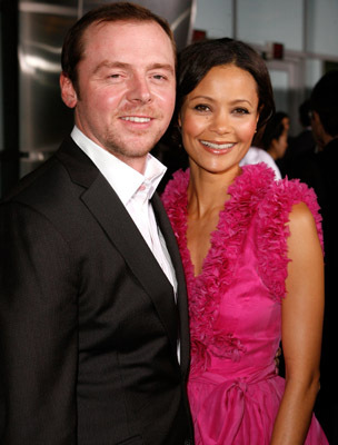 Thandie Newton and Simon Pegg