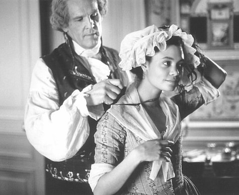 Still of Nick Nolte and Thandie Newton in Jefferson in Paris (1995)