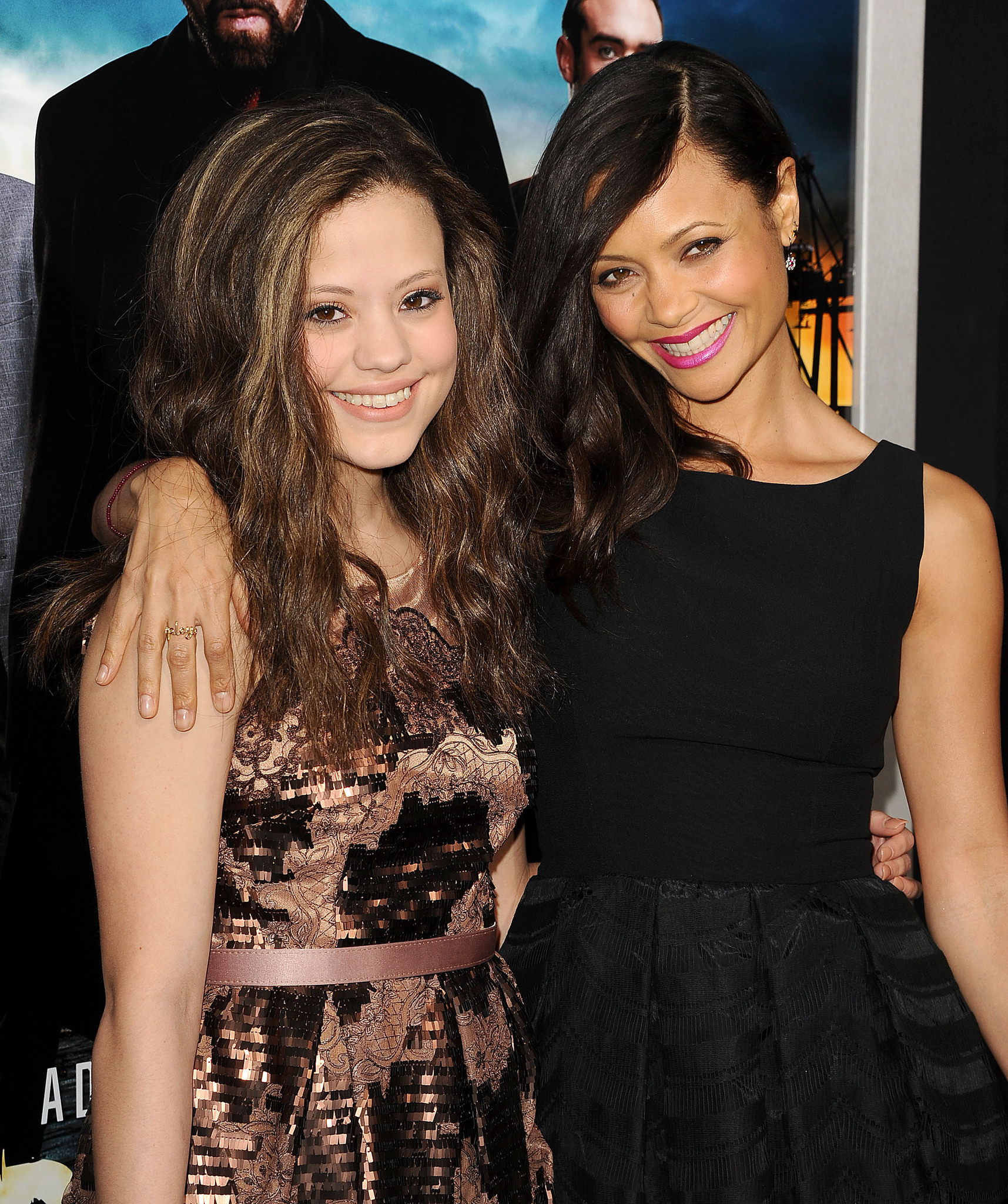 Thandie Newton and Sarah Jeffery at event of Rogue (2013)