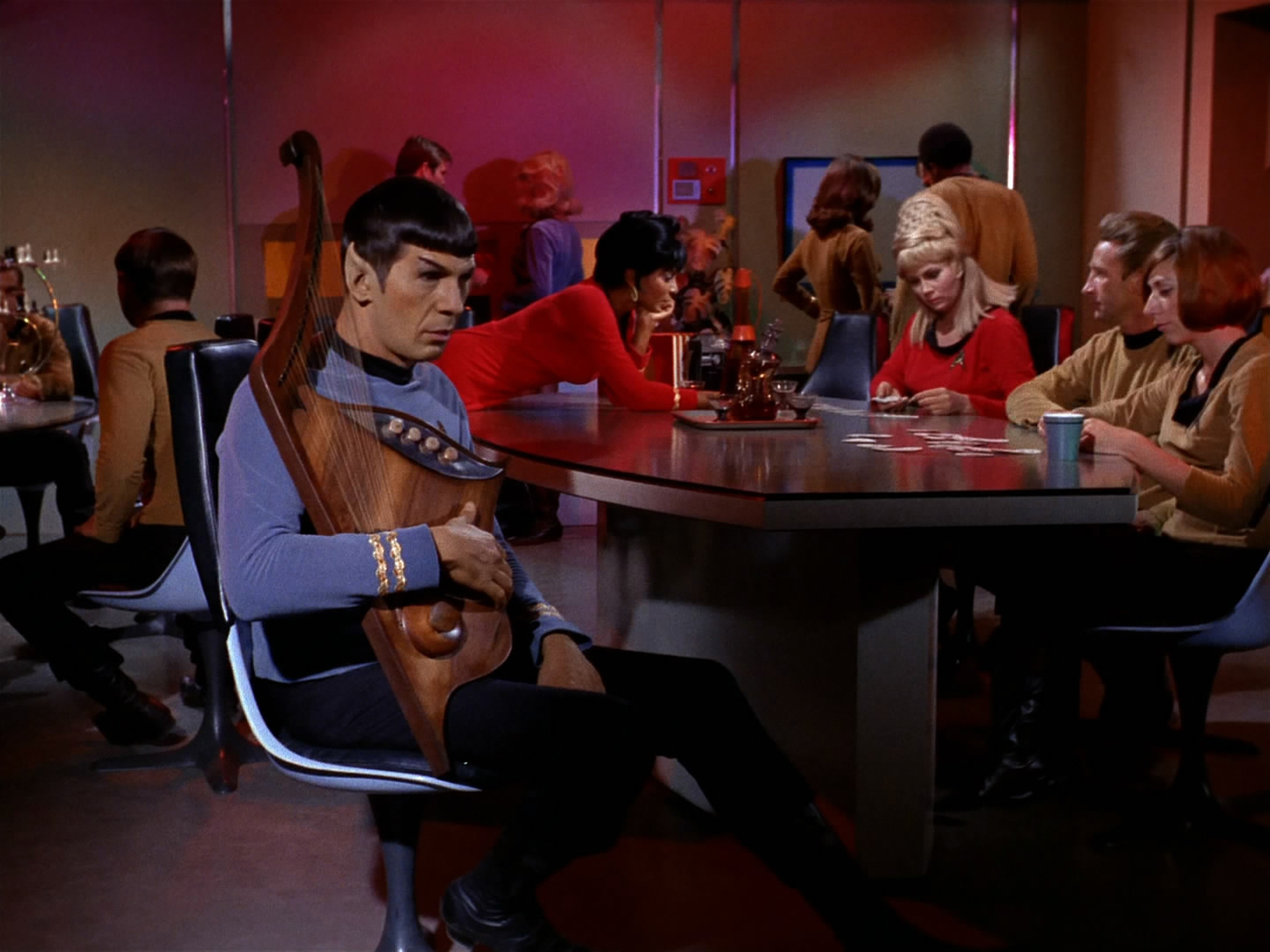 Still of Leonard Nimoy, Nichelle Nichols and Grace Lee Whitney in Star Trek (1966)