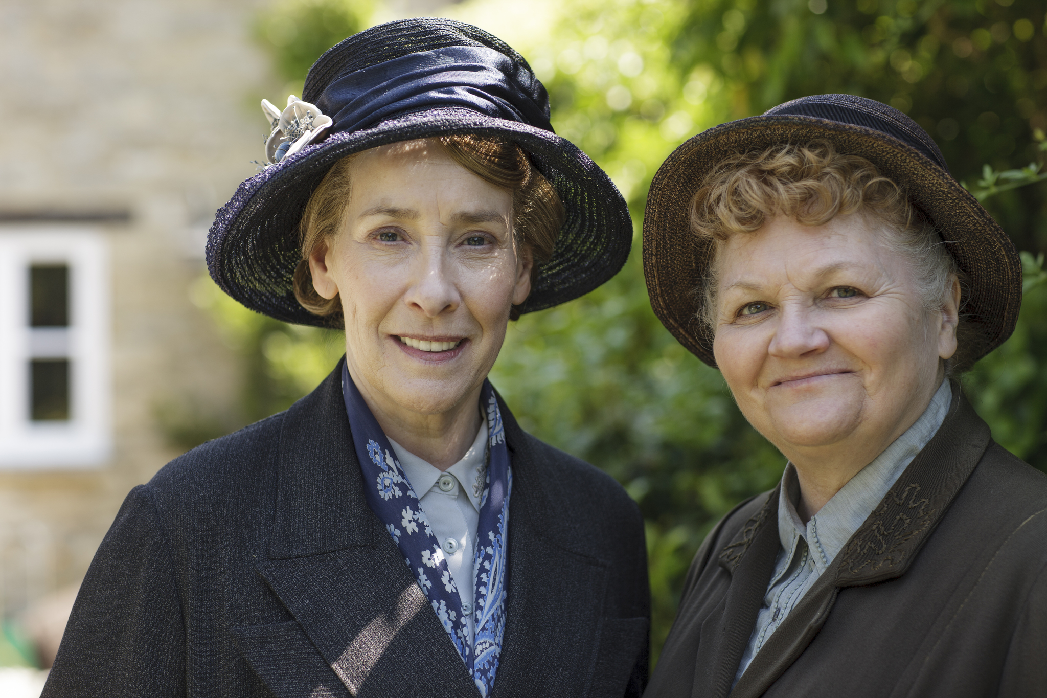 Still of Phyllis Logan and Lesley Nicol in Downton Abbey (2010)