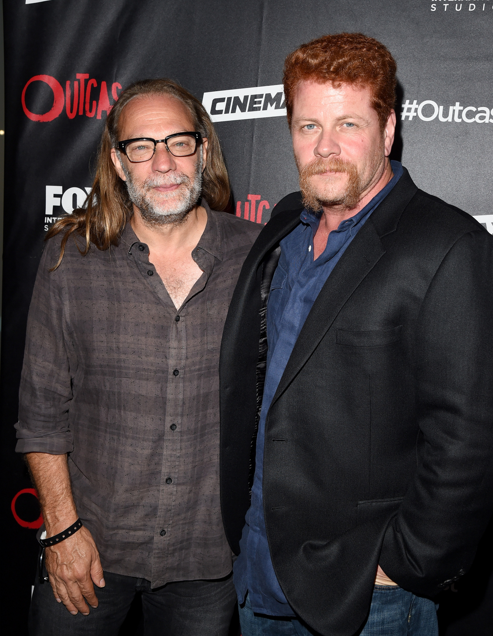 Michael Cudlitz and Greg Nicotero at event of Outcast (2016)