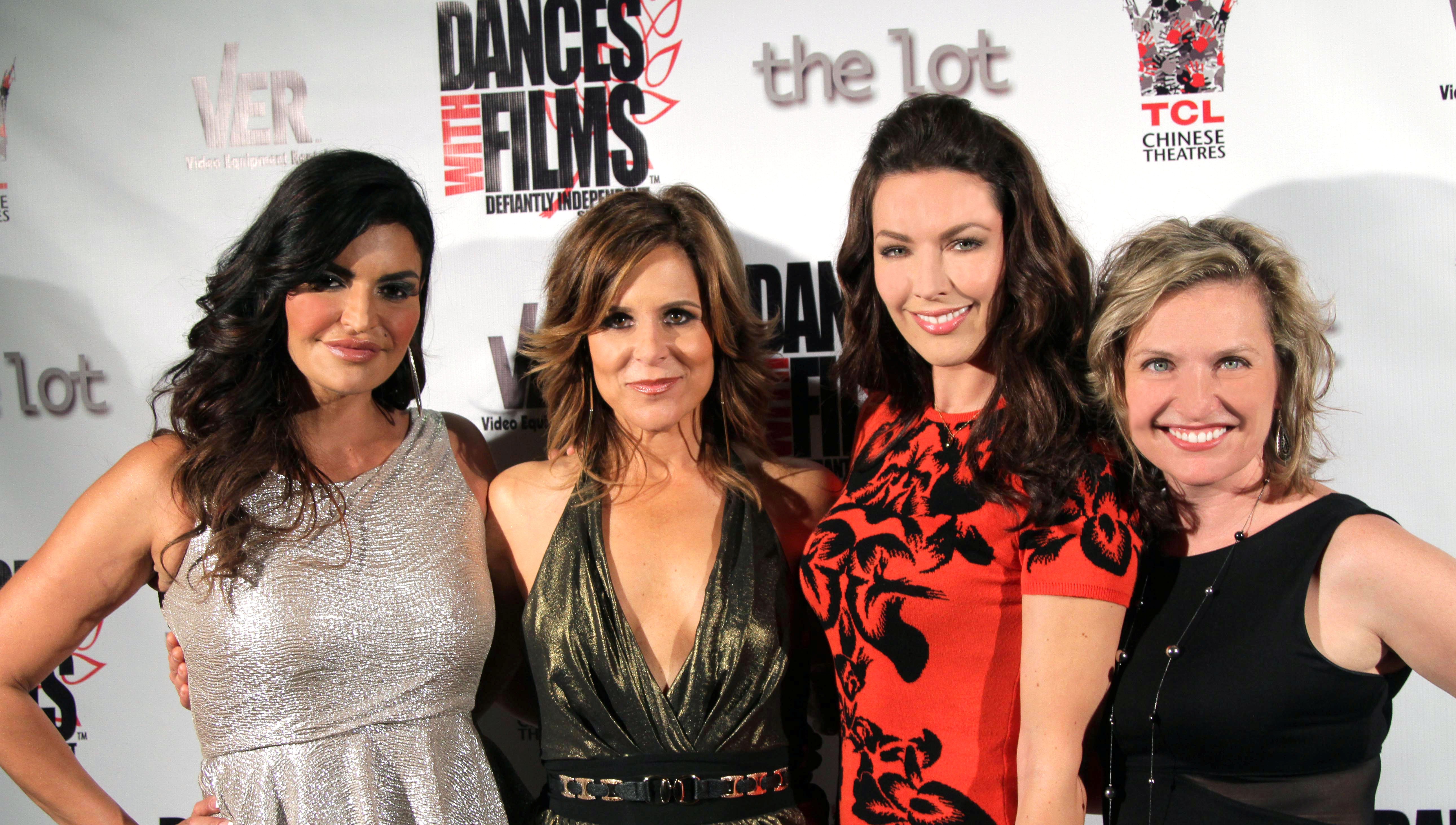 Jennifer Gimenez, Laura Niemi, Louise Griffiths & Maria McCann at the Chastity Bites premiere (June 1, 2013)