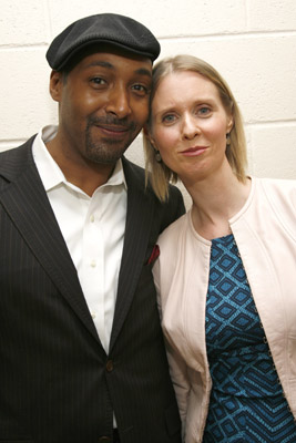 Jesse L. Martin and Cynthia Nixon