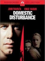 DOMESTIC DISTURBANCE: Patt Noday: movie poster for this murder-thriller, co-starring John Travolta, Vince Vaughn, Teri Polo, Steve Buscemi, Patt Noday, and more!