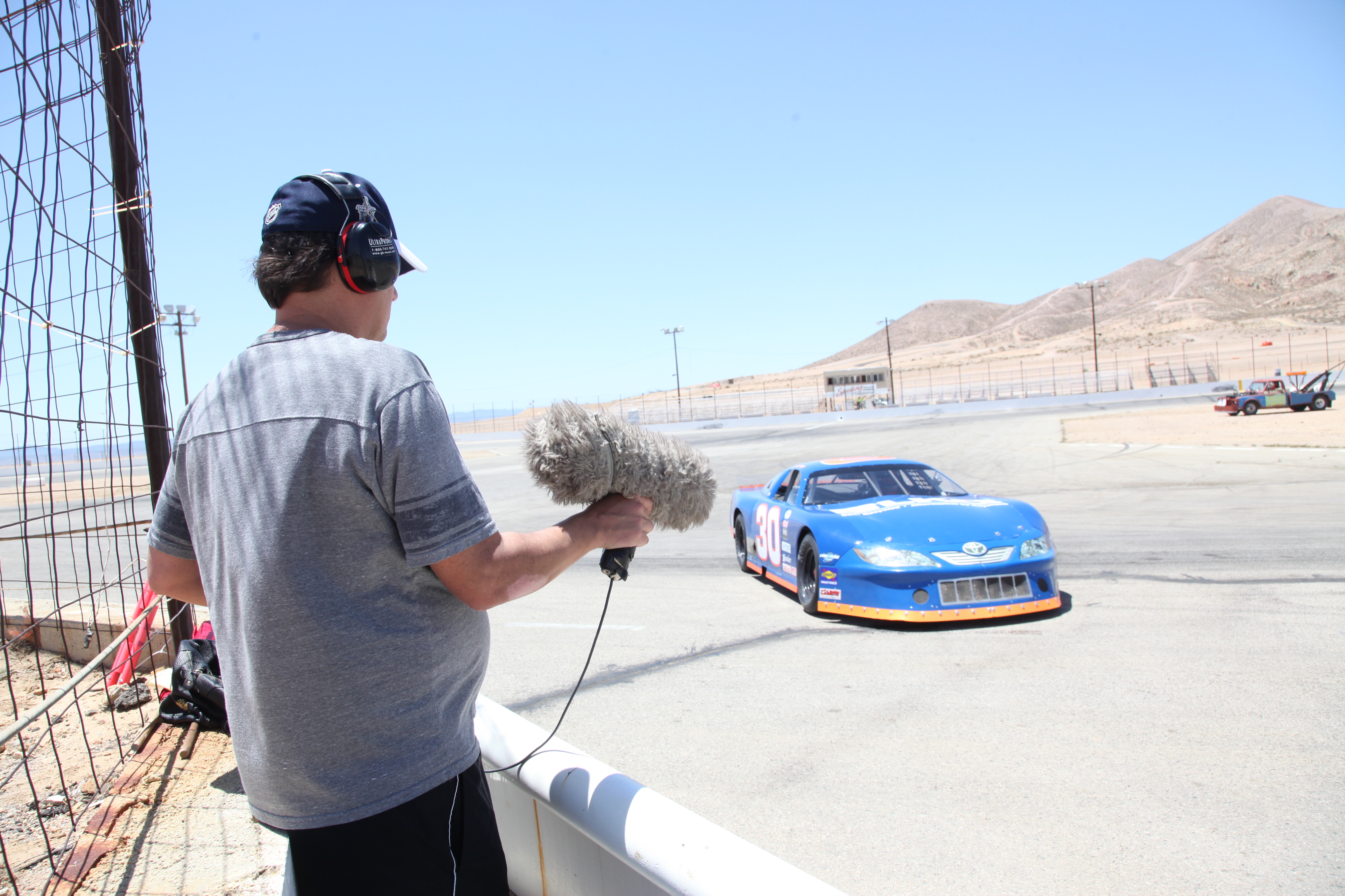 Recording Race Cars at Willow Springs