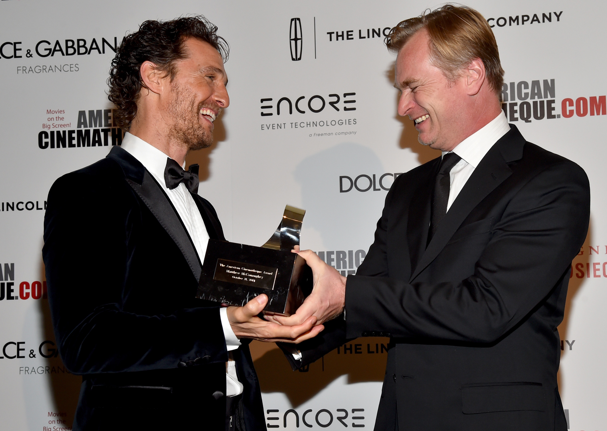 Matthew McConaughey and Christopher Nolan