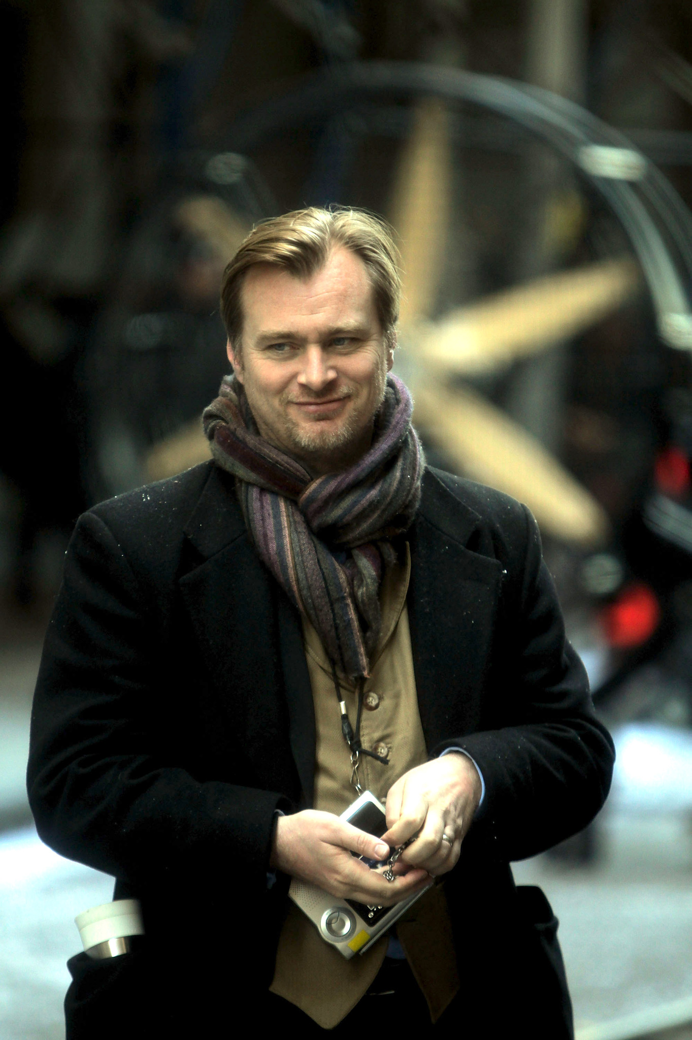 Christopher Nolan at event of Tamsos riterio sugrizimas (2012)
