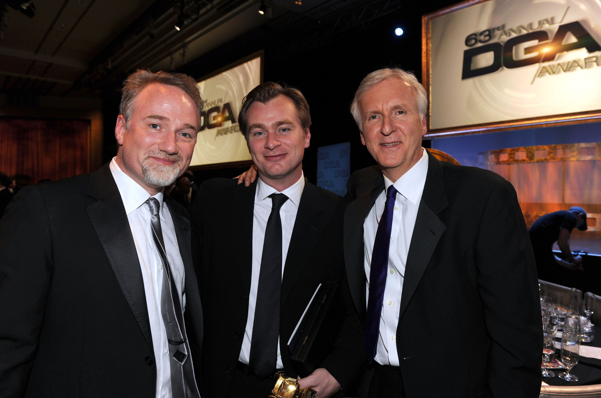 James Cameron, David Fincher and Christopher Nolan