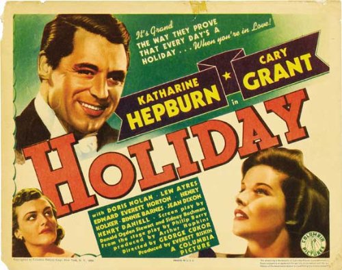 Cary Grant, Katharine Hepburn and Doris Nolan in Holiday (1938)