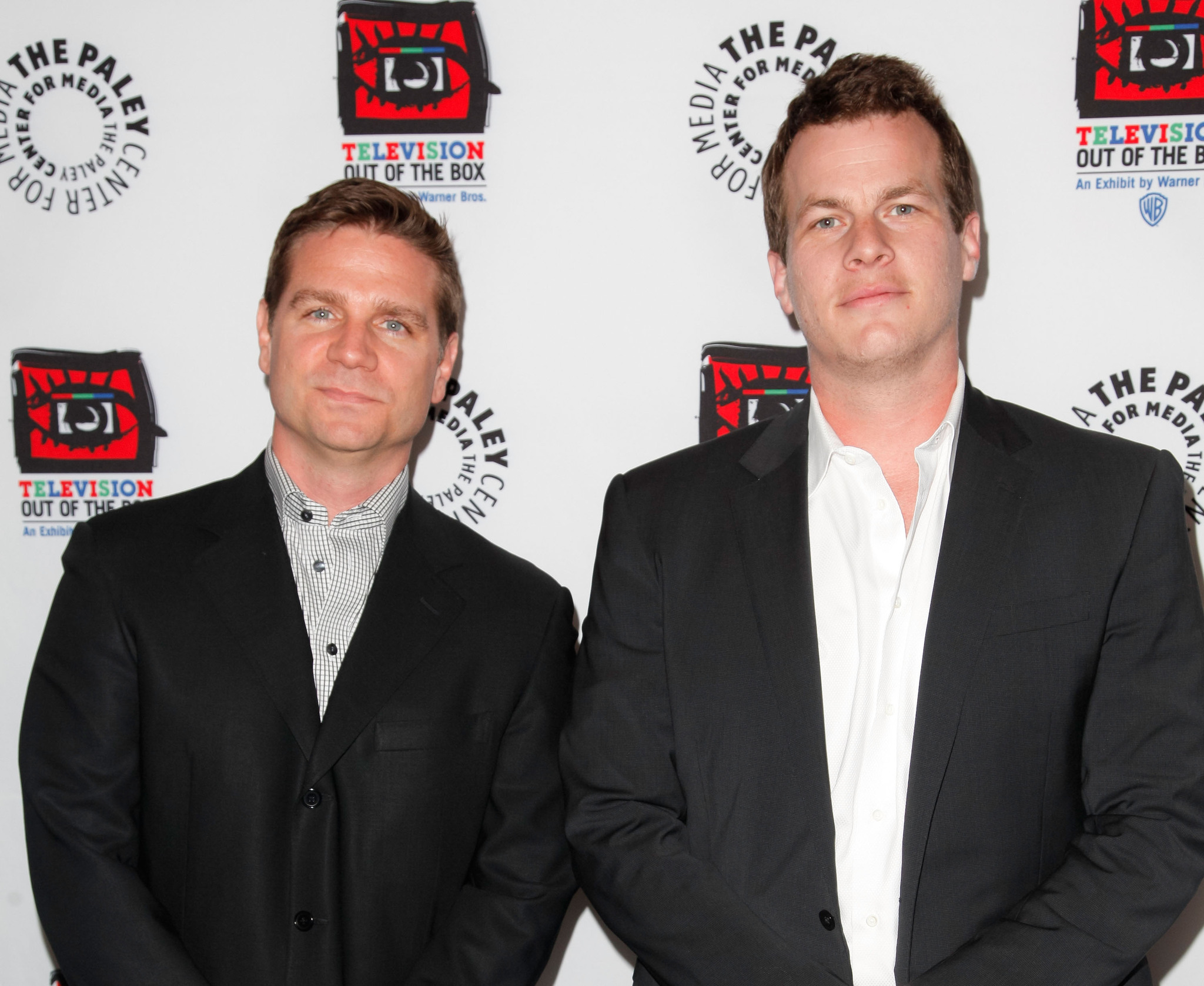 Jonathan Nolan and Greg Plageman at event of Person of Interest (2011)