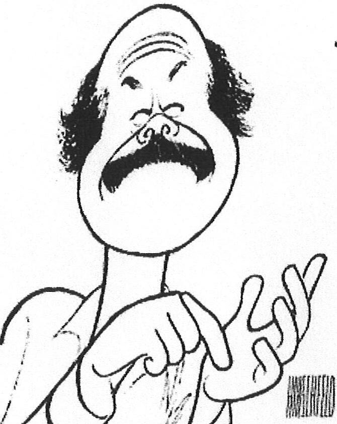 Al Hirschfeld drawing for 