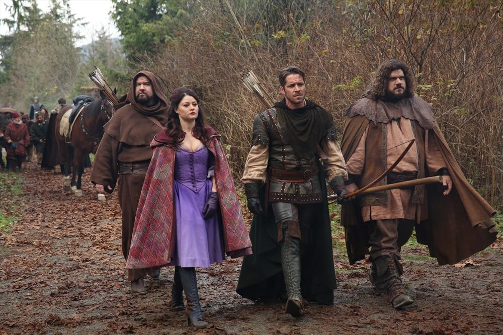 Still of Emilie de Ravin, Sean Maguire, Michael P. Northey and Jason Burkart in Once Upon a Time (2011)