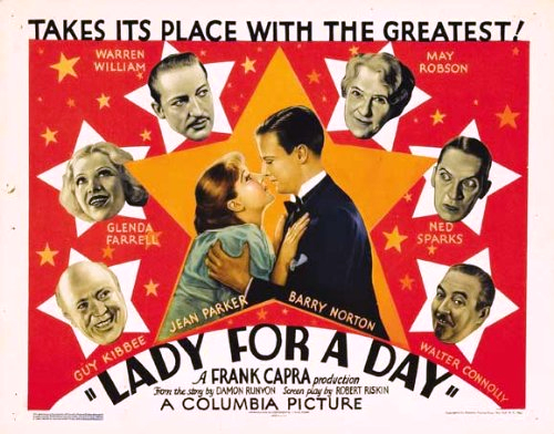 Walter Connolly, Glenda Farrell, Guy Kibbee, Barry Norton, Jean Parker, May Robson, Ned Sparks and Warren William in Lady for a Day (1933)