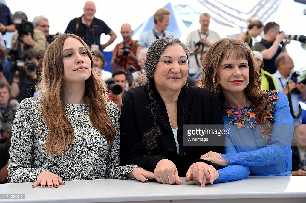 Actresses Sarah Sutherland, Robin Bartlett and Nailea Norvind attend the 'Chronic' Photocall during the 68th annual Cannes Film Festival on May 22, 2015 in Cannes, France.