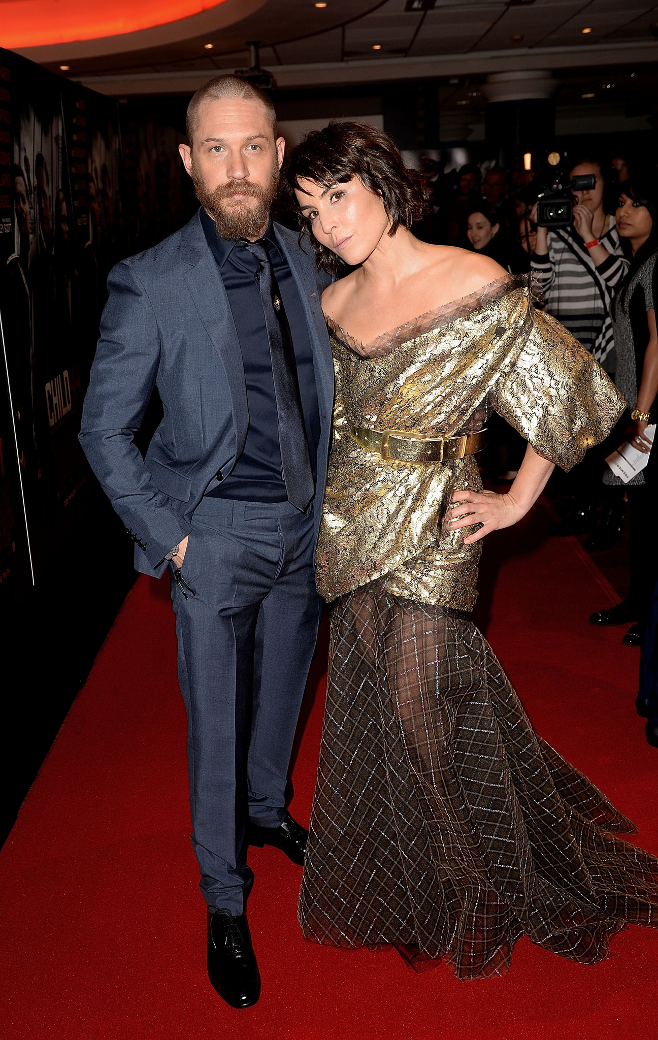 Tom Hardy and Noomi Rapace at event of Child 44 (2015)