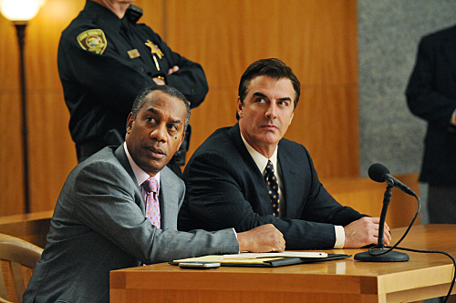 Still of Joe Morton and Chris Noth in The Good Wife (2009)