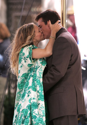 Sarah Jessica Parker and Chris Noth at event of Seksas ir miestas (2008)