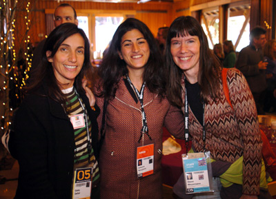 Gaby Dellal, Jehane Noujaim and Diane Weyermann