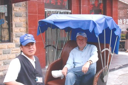 Robert A. Nowotny on location in Beijing
