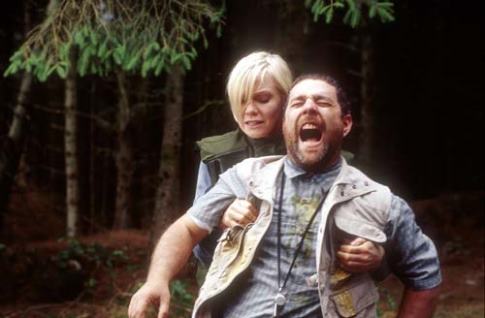 Still of Laura Harris and Andy Nyman in Severance (2006)