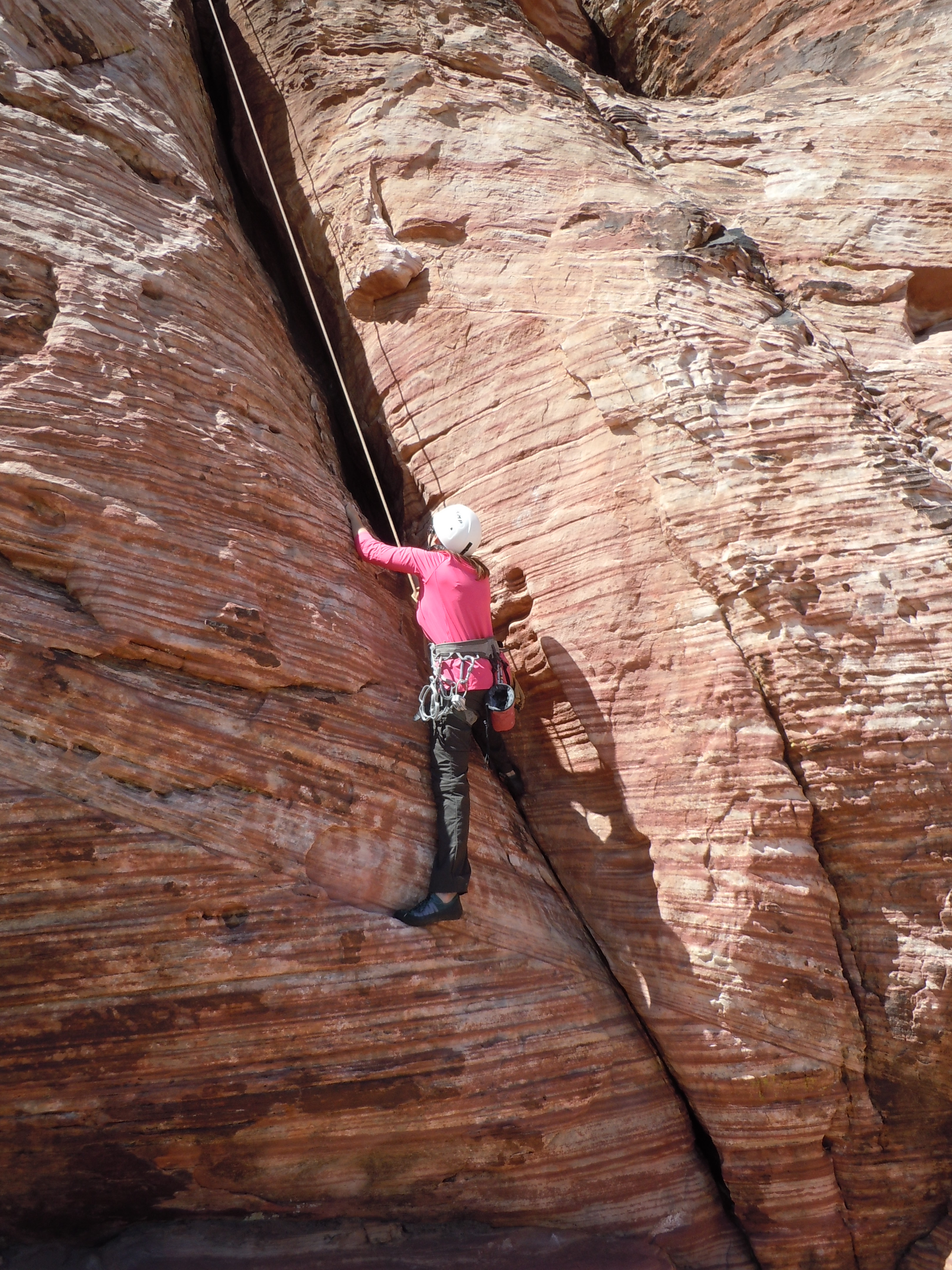 Rock Climbing Red Rock Canyon Las Vegas NV. One of the many rock climbing locations