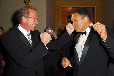 Muhammad Ali and Pat O'Brien