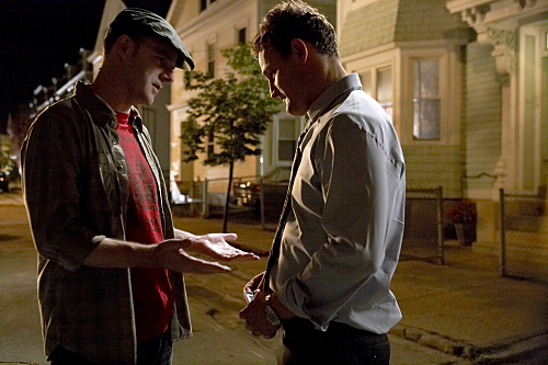 Still of Jason Clarke and Brían F. O'Byrne in Brotherhood (2006)