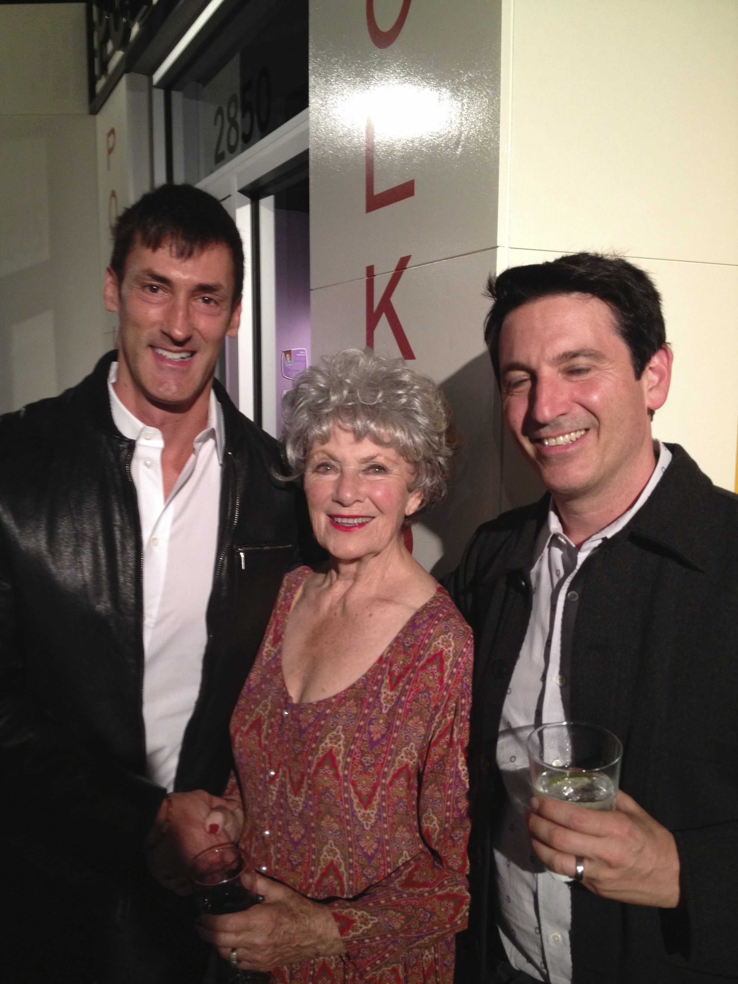 At The Museum of Broadcast communications with Marion Ross and Director Danny Salles