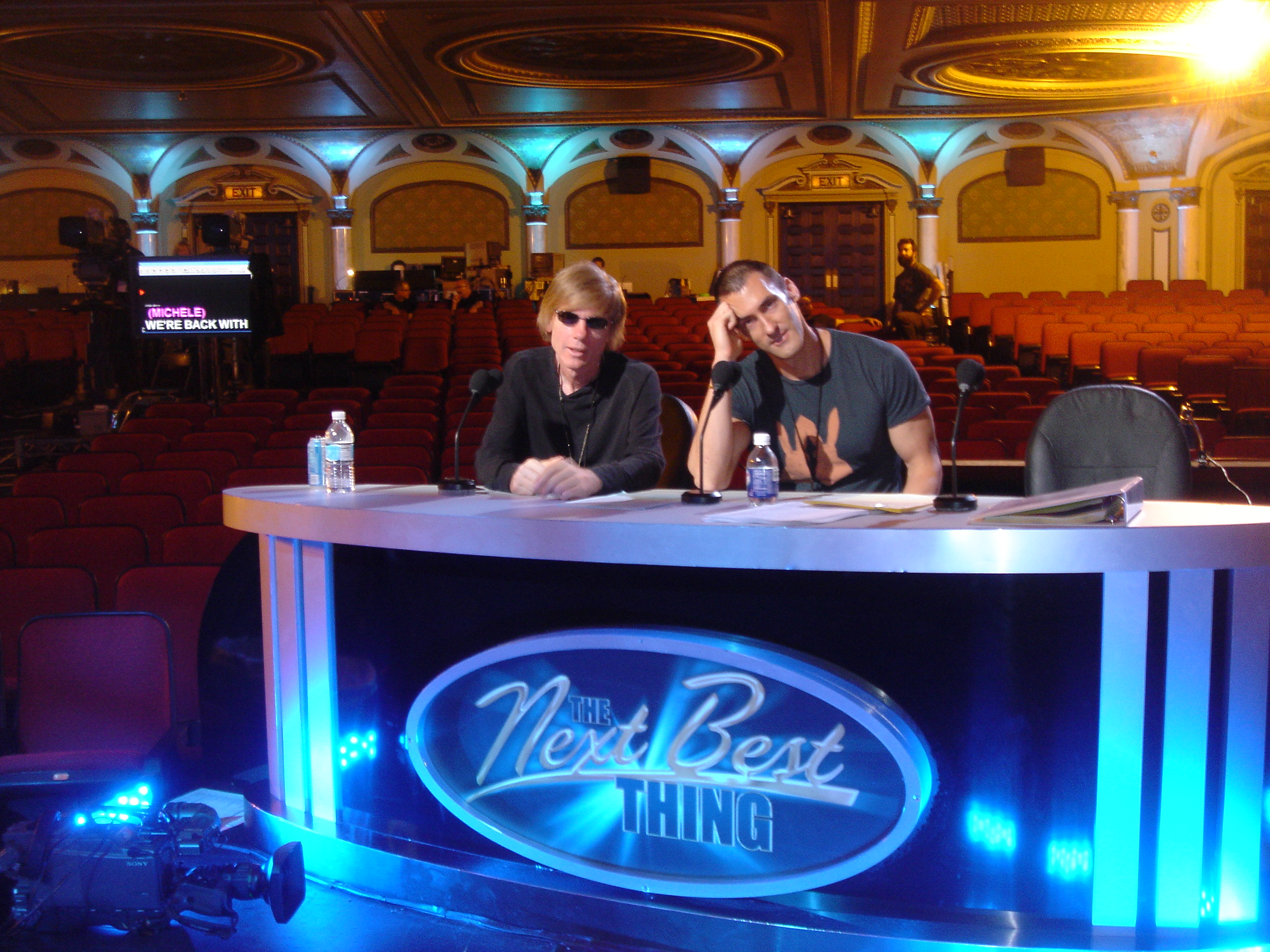 Michael Lloyd and Greg O'Connor at rehearsal at The Orpheum Theater for 