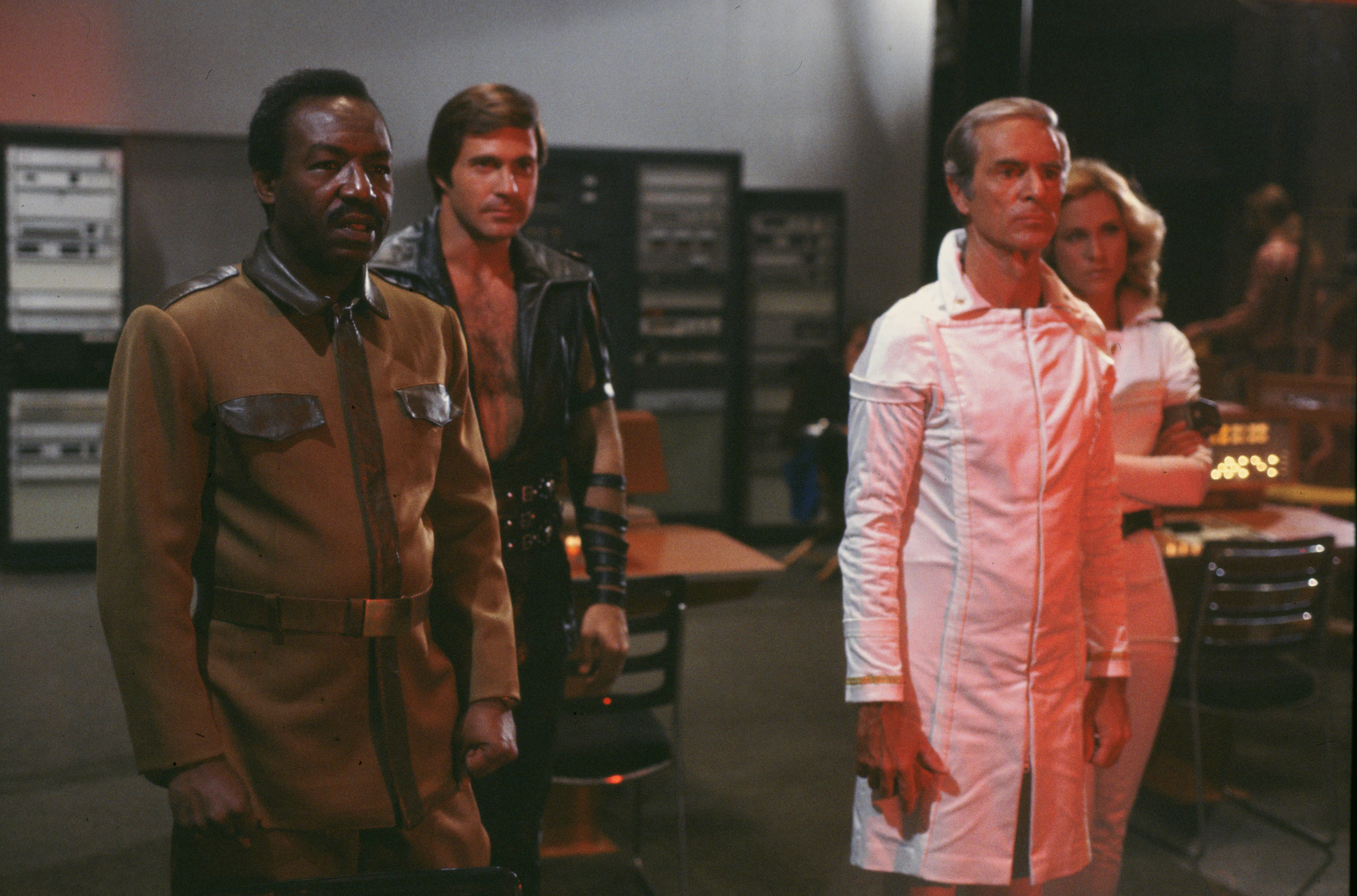 Still of Gil Gerard, Erin Gray and Tim O'Connor in Buck Rogers in the 25th Century (1979)