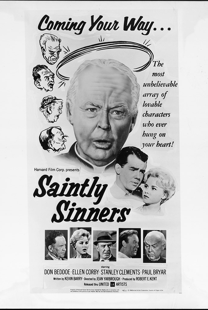 Don Beddoe, Paul Bryar, Ron Hagerthy and Erin O'Donnell in Saintly Sinners (1962)