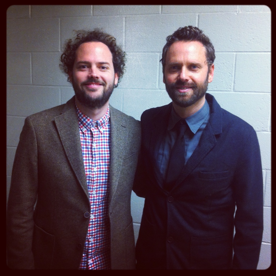 Dustin O'Halloran with Drake Doremus, director of 'Like Crazy' and 'Breathe In'