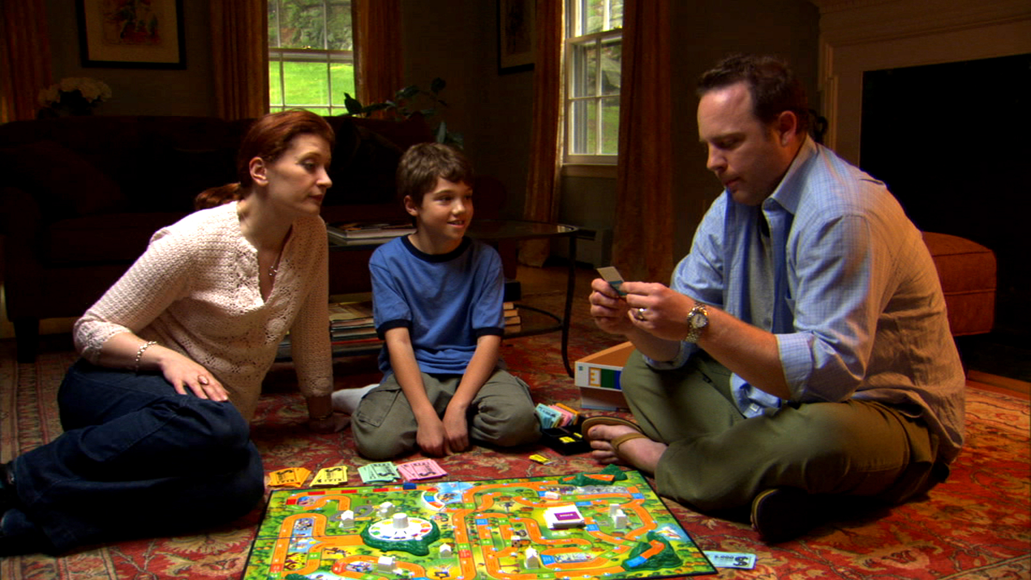 Still of Kerry O'Malley, Mason Pettit and Jacob Bayer in The Flying Scissors (2009)