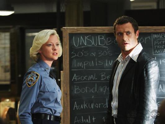 Still of Gretchen Mol and Jason O'Mara in Life on Mars (2008)