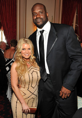 Jessica Simpson and Shaquille O'Neal