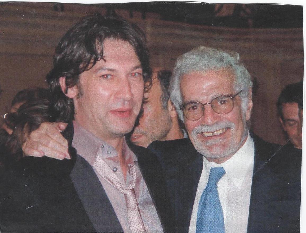 With Omar Sharif. One of my life's most valued moments.