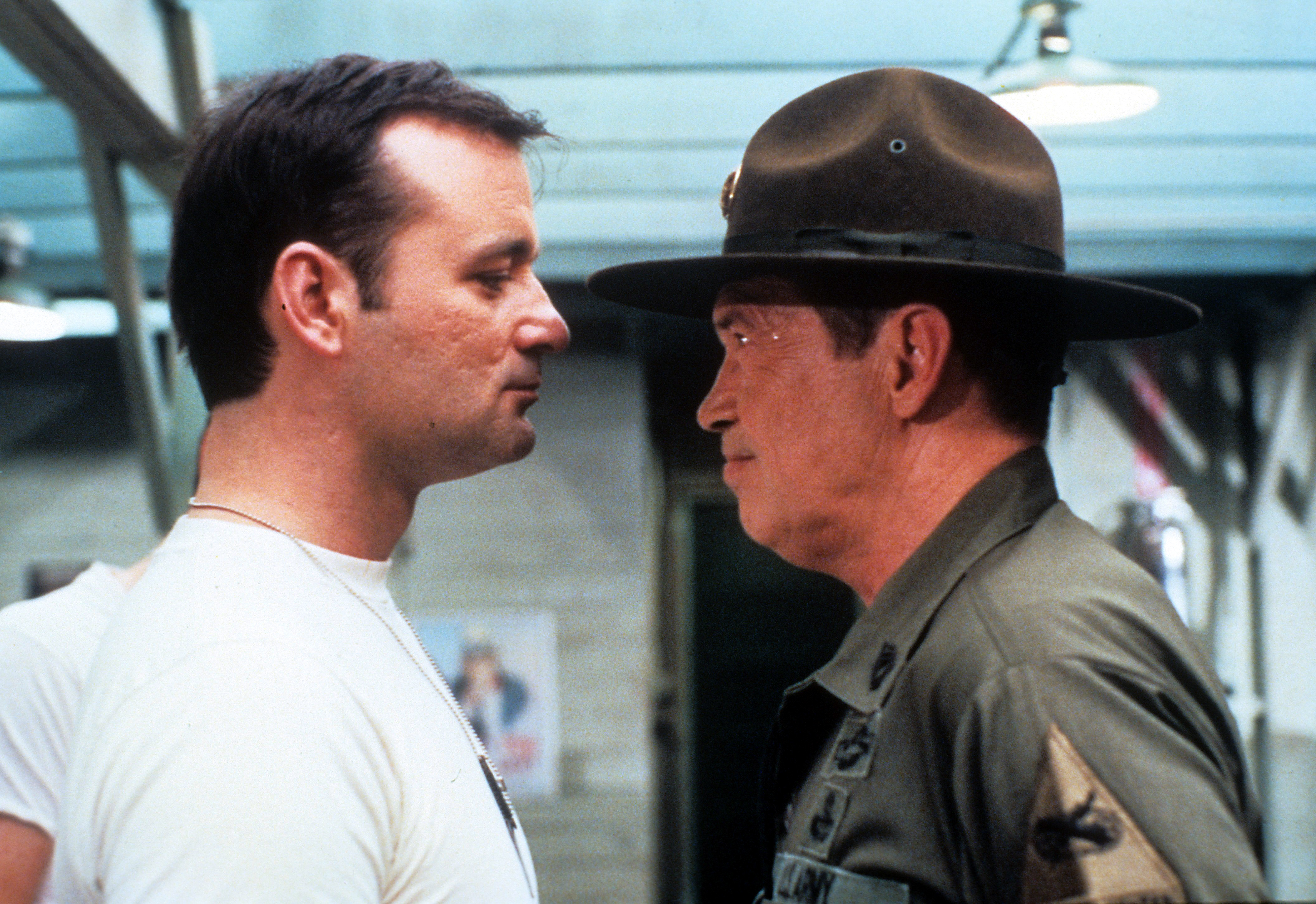 Still of Bill Murray and Warren Oates in Stripes (1981)