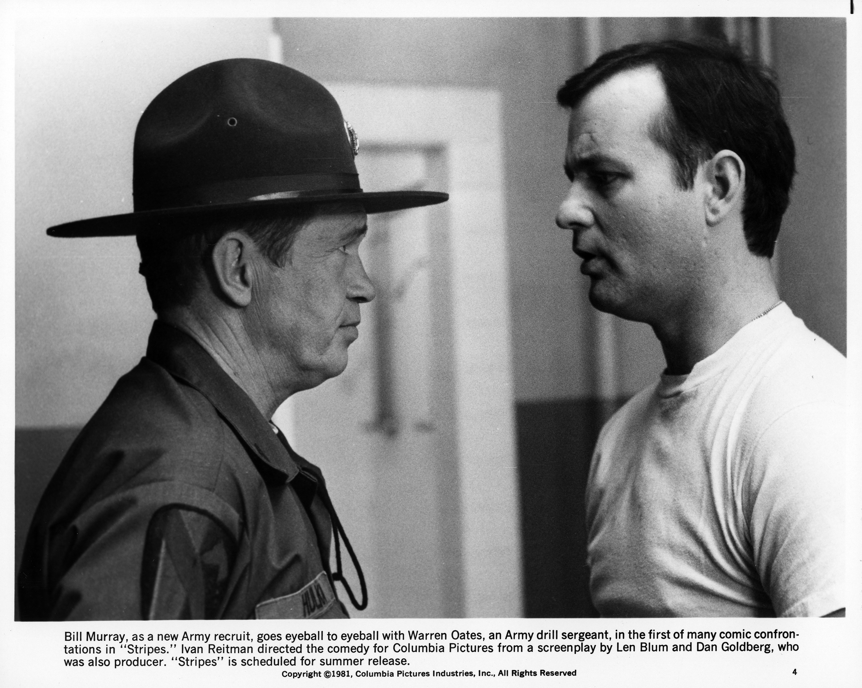 Still of Bill Murray and Warren Oates in Stripes (1981)