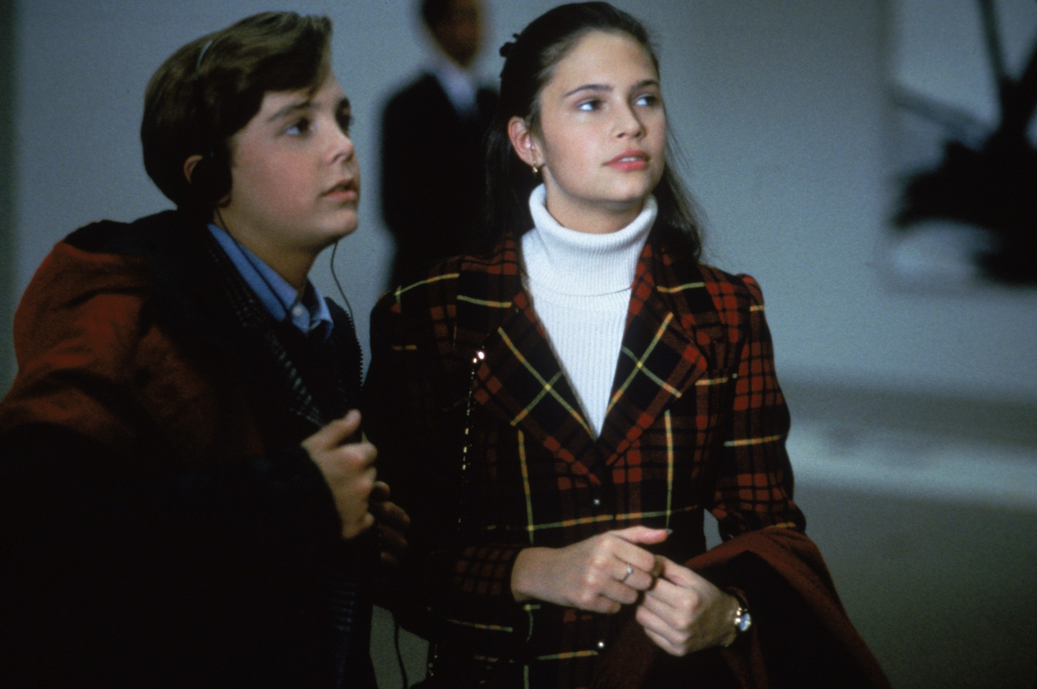 Still of Ethan Embry and Amy Oberer in All I Want for Christmas (1991)