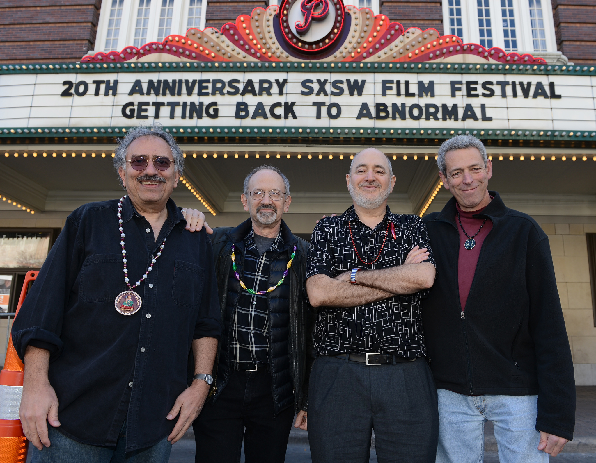 Louis Alvarez, Andy Kolker, Peter Odabashian and Paul Stekler at event of Getting Back to Abnormal (2013)