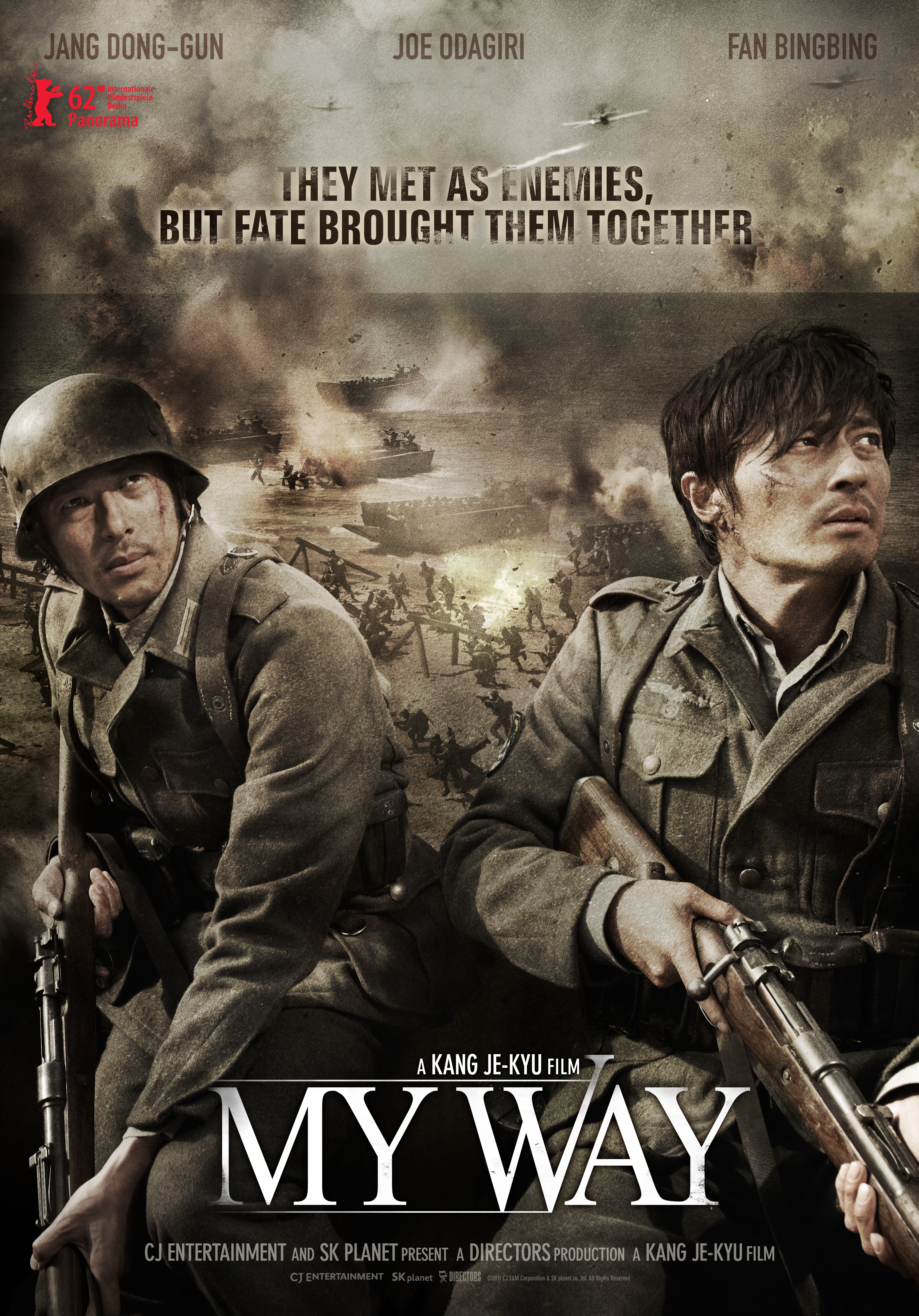 Dong-gun Jang and Joe Odagiri in Mai wei (2011)