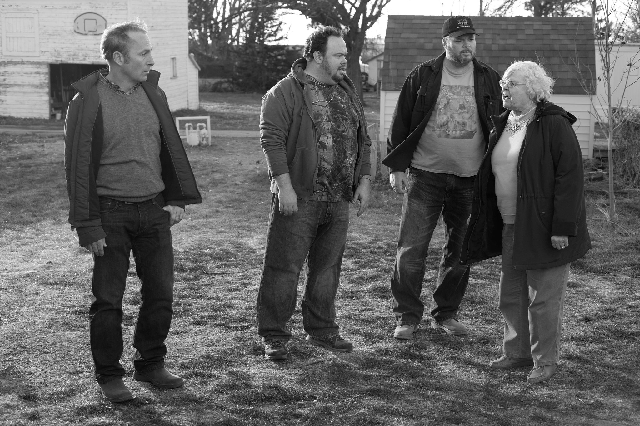 Still of Tim Driscoll, Bob Odenkirk, Devin Ratray and June Squibb in Nebraska (2013)