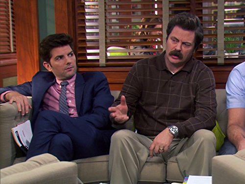 Still of Adam Scott and Nick Offerman in Parks and Recreation (2009)