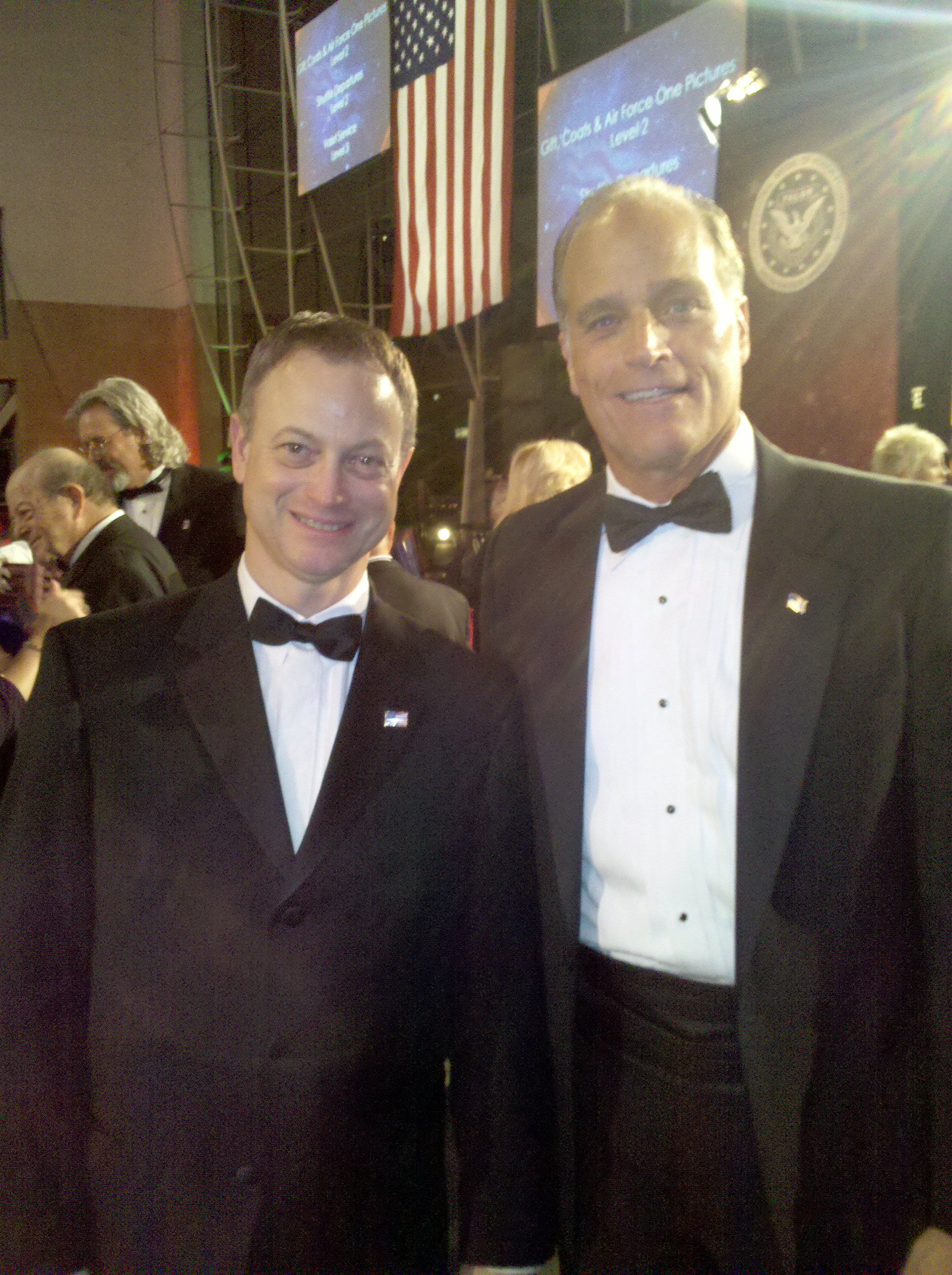 With Gary Sinise - Attending the Congressional Medal of Honor Awards